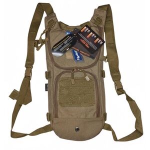 Tactical Tan Hydration Backpack